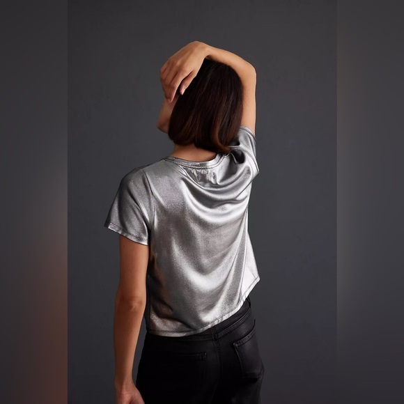Anthropologie Porridge Shine Glam Tee NWT - Picture 2 of 8